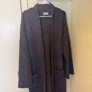 Cyrus Duster Cardigan XL Cozy Plaid
